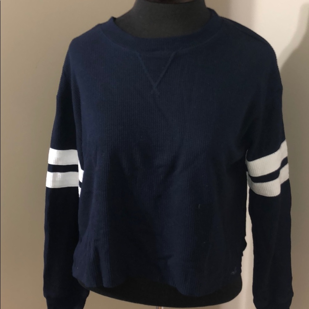 Cropped Waffle long sleeve